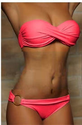 Summer Sexy Women Bikini Set Beachwear Push Up Bathing Suits, L, S