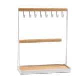 Hook Jewelry Rack Mobile Phone Jewelry Glasses Desktop Two-layer Display Rack, Jewelry Rack