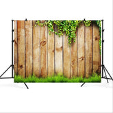 2.1m x 1.5m Flower Vine Vintage Wooden Board for Children Photographing Photography Background Cloth, Flower Vine