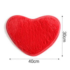 Heart Shape Non-slip Bath Mats Kitchen Carpet Home Decoration, 50*60CM
