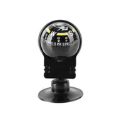 Pocket Ball Compass Instrument Navigation Compass Outdoor Hiking Car Black Compass, Car Compass