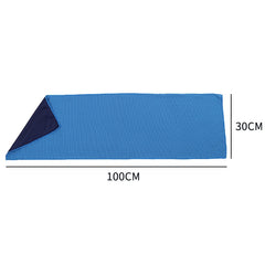 Absorbent Polyester Quick-drying Breathable Cold-skinned Fitness Sports Portable Towel, 30x100 Rope Cup