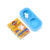 Doll House Mini Dog Cat Pet Food with Plate Simulation Furniture Model Toys