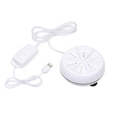 Portable Mini Washing Machine Ultrasonic Turbine Clothes Mini Washer with USB Cable Convenient for Travel, 3 in 1, 2 in 1