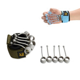 Finger Flexion and Extension Training Device Yoga Fitness Exercise Equipment Finger Force Grip Device, 20lbs, 40lbs, 60lbs