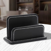 2 Blocks Office Stationery Leather Name Card Holder Stationery Bussiness Office Home Card Holder, 2 Blocks Card Holder