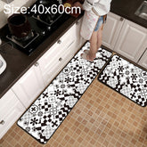 Geometric Lattice Carpet Kitchen Bath Antiskid Mat, 40x60cm, 40x120cm, 50x80cm, 50x160cm