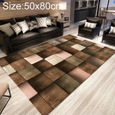 Simple Modern Abstract Lattice Carpets Living Room Bedroom Floor Mat, 40x60cm, 50x80cm, 60x90cm, 80x120cm, 80x160cm, 140x200cm, 160x230cm, 180x260cm, 200x300cm