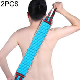 Double Sided Brush Back Exfoliating Bath Towel Strap Bathroom Tool, Random Color Delivery, Double Sided Brush Back Towel Strap