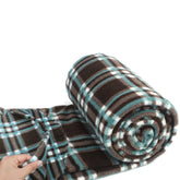 Outdoor Fleece Sleeping Bag Camping Trip Air Conditioner Dirty Sleeping Bag Separated By Knee Blanket During Lunch Break, Extra Thick Section (Plaid Cloth), Thickened (Blue), Thickened (Army Green), Thickened (Grass Green), Thickened (Gray)