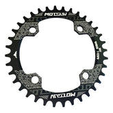 MOTSUV Round Narrow Wide Chainring MTB Bicycle 104BCD Tooth Plate Parts, Disk 32T, Disk 34T, Disk 36T