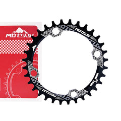 MOTSUV Round Narrow Wide Chainring MTB Bicycle 104BCD Tooth Plate Parts, Disk 32T, Disk 34T, Disk 36T