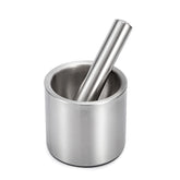 304 Stainless Steel Smashed Garlic Masher Sputum Pot Garlic Pot Home Manual Stone Scorpion Grinder, Column Type Garlic Casserole