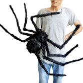 Creative Halloween Party Black Plush Spider Decoration, 15cm, 30cm, 50cm, 75cm, 90cm