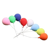 8 PCS / Set 1:12 Mini House Toy Simulation Balloon for Garden Scene Decoration, 8 PCS / Set Balloon