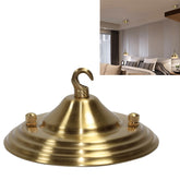 Chandelier Wall Lamp Full Copper Ceiling Plate Base Lighting Accessories, 10cm, 12cm