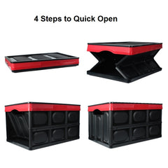 Car Trunk Storage Box Foldable Car Plastic Storage Box, L, S