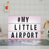 Alphabet Handmade Puzzle Light Box Decoration Night Light Home Decoration with Black and White Card, Pink box pink strip, White box white strip, Black box black strip, Black box white strip