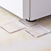 4 PCS Transparent Washing Machine Silicone Pad Anti Vibration Non-Slip Mat Shock Absorbing Pad, Shock Absorbing Silicone Pad