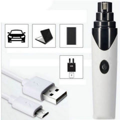 Pet Nail Polisher Cats and Dogs Clean Nails Electric Manicure, PTy068 1 Block Silent Version, PTy078 2 Block Professional Edition