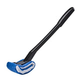 No Dead Corner Soft Bristles Disposable Toilet Brush, White, Black, Blue, Green