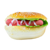 Cute Hamburger Squishy Slow Rising Cream Scented Decompression Toys Decoration Squeeze Children Toy, Cute Hamburger