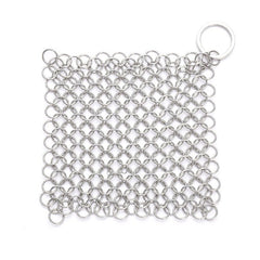 Stainless Steel Square Cast Iron Cleaner Pot Brush Scrubber Home Cookware Kitchen Cleaning Tool, 4×4inch, 5×5inch, 6×6inch, 7×7inch, 8×8inch, 8×6inch