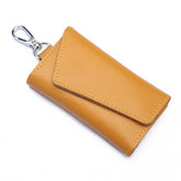 Multifunctional Litchi Texture Leather Keychain Bag Car Key Bag