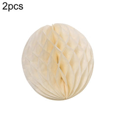 2 PCS Wedding Room Decoration Festive Mall Decoration Paper Honeycomb Ball Lantern, 6 inches 15 cm, 8 inches 20 cm, 10 inches 25 cm, 12 inches 30 cm