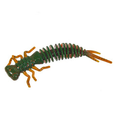 15 PCS 8-color Larvae Silicone Soft Bait Lure Bait, 55MM, 75MM