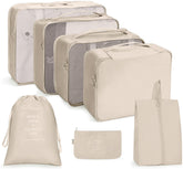 Travel Storage Bag Set Folding Storage Bag, 7 In 1, 8 In 1 Beam Mouth