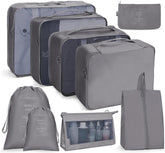 Travel Storage Bag Set Folding Storage Bag, 9 In 1 Cosmetic Bag, 9 In 1 Toiletry Bag