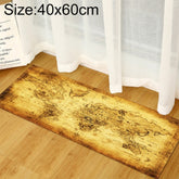 World Map Carpets Rug Bedroom Kids Baby Play Crawling Mat Memory Foam Area Rugs Carpet, 40x60cm