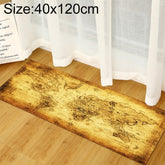 World Map Carpets Rug Bedroom Kids Baby Play Crawling Mat Memory Foam Area Rugs Carpet, 40x120cm