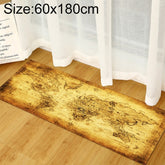 World Map Carpets Rug Bedroom Kids Baby Play Crawling Mat Memory Foam Area Rugs Carpet, 60x180cm