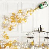 Champagne Bottle Aluminum Foil Balloon Set Wedding Party Cocktail Party Decoration Balloon, Champagne Bottle Decoration Balloon