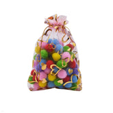 100 PCS Gift Pouches Bag Organza Bags Jewelry Candy Packaging Bags, 7x9cm, 10x12cm, 11x16cm, 13x18cm, 15x20cm, 17x23cm, 20x30cm