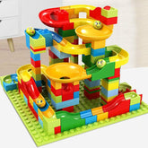 Creative Intelligence Educational Learning Toys DIY Small Particle Slide Building Blocks, 165 PCS, 330 PCS