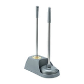 Household Long Handle Toilet Brush Suction Set Without Dead Angle Cleaning Brush, Gray, Brown