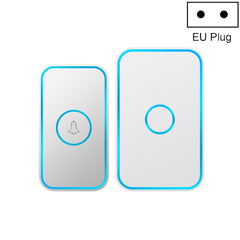 CACAZI A78 Long-Distance Wireless Doorbell Intelligent Remote Control Electronic Doorbell, US Plug, EU Plug, UK Plug
