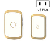CACAZI A20 Smart Home Wireless Doorbell Digital Music Remote Control Waterproof Doorbell, US Plug, UK Plug, EU Plug