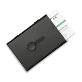 Metal Portable Push Card Case Ultra-thin Frosted Light Business Card Packing Box