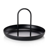 Round Handheld Portable Tray Porch Sundries Small Objects Desktop Storage Tray