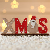 Christmas Decoration Items Wooden Letter Desktop Ornaments, XMAS Models, SNOW Models, NOEL Models