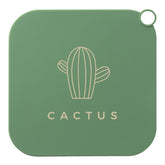 Sewer Deodorant Cover Sealing Plug Silicone Bathroom Toilet Floor Drain Deodorant, Green Cactus, White Wave Point, Black English Word