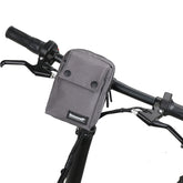 Rhinowalk Bicycle Handlebar Bag Multifunctional Storage Bag Waterproof Clutch, Gray, Black