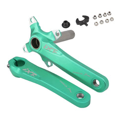 JIANKUN IXF Mountain Bike Hollow Crank Modified Single-plate Left and Right Cranks Crankshaft Bottom Axle, Left and Right Crank, Left and Right Crank+Bottom Bracket
