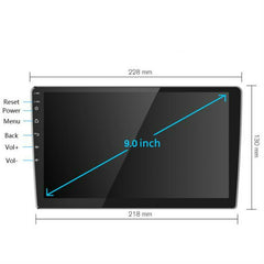 Universal Machine Android Smart Navigation Car Navigation DVD Reversing Video Integrated Machine, 9inch 1+16G Standard+12 Lights Camera, 9inch 2+16G Standard+12 Lights Camera, 9inch 2+32G Standard+12 Lights Camera, 10inch 1+16G Standard+12 Lights Camer...