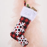 Christmas Ornament Christmas Stocking Gift Bag Christmas Tree Pendant, Antlers, Elk, Snowflake
