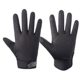 HSLEJP Outdoor Sports Breathable Touch Screen Antiskid Cycling Full Finger Gloves, M, L